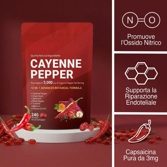 Vitalora Capsaicina Concentrata – Capsule ad Alta Potenza